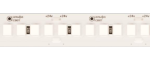 Светодиодная лента ALFA 3M (2835/24w/24V/4000K/240led/2800lm/10ММ )