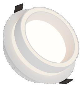 SIRIUS круг белый 105*40, GX53